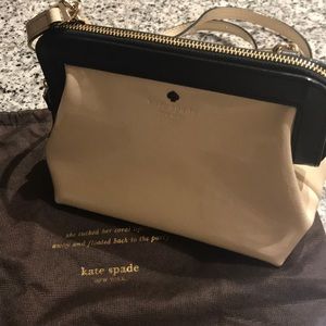 *SOLD* Kate Spade Cream And Black Crossbody